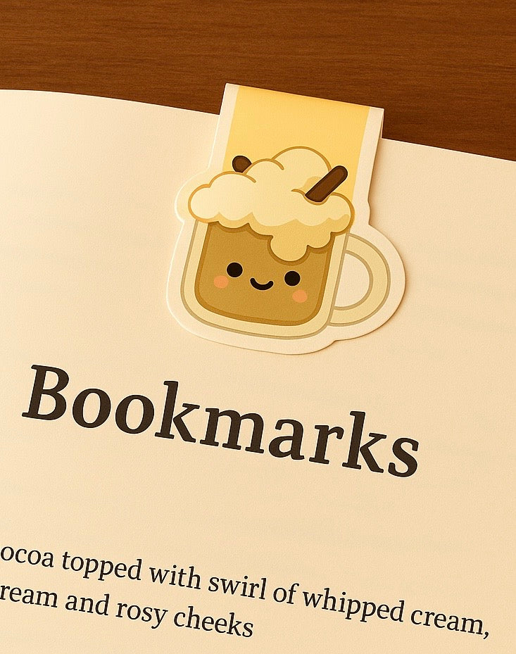 Magnetic Coffee Bookmark