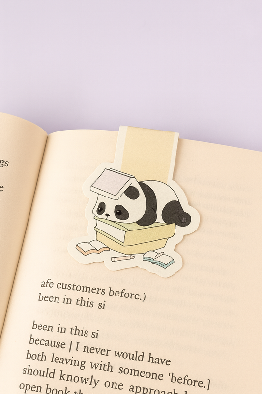 Magnetic Panda Bookmark