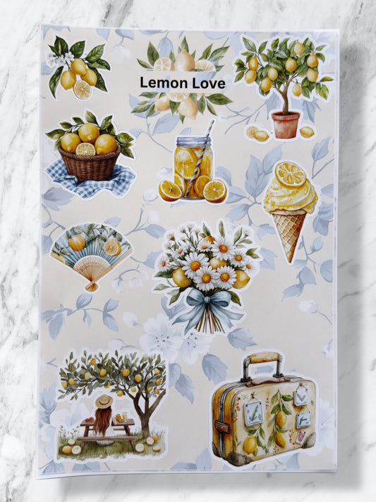 Lemon Grove Adventures Sticker Sheet
